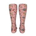 thumbnail image 6 of Pofeuu Retro 70s 60s Hippie Flower Print Stockings, Adult Running Hiking Socks for Youth and Adult-One Size, 6 of 8