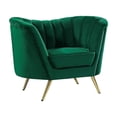 thumbnail image 6 of Homestock Eclectic Escape Green Velvet Chair, 6 of 10