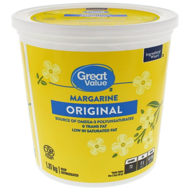 Great Value Original Margarine, 1.81 kg