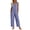 Purple, variant on Womens Cotton Jumpsuits Sleeveless Summer V Neck Loose Fit Button Down Romper Straight Leg Loungewear with Pockets,Black,L