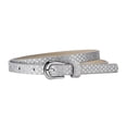 thumbnail image 2 of sunsanly Kids Belt Multi Holes Design Adjustable Length Waistband Jeans Dress Faux Leather Belt Sequin Decorated Accessory, 2 of 8