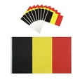 thumbnail image 6 of LEHOZIHEQ Belgium Hand Held Flags, for World Cup Decorations 2026, Belgian Small Stick Flag, for National Day Sports Events Celebration Decor, 6 of 8