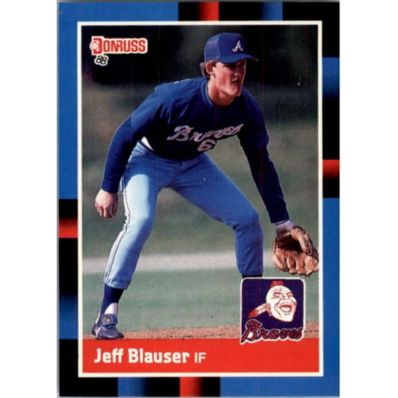 1988 Jeff Blauser Donruss Baseball Card #513
