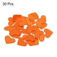 thumbnail image 3 of Uxcell 30 Pcs Heart Shaped Iron on Patches Embroidered Sew Patches Appliques for Clothing Repair Orange 0.79"x0.98", 3 of 4