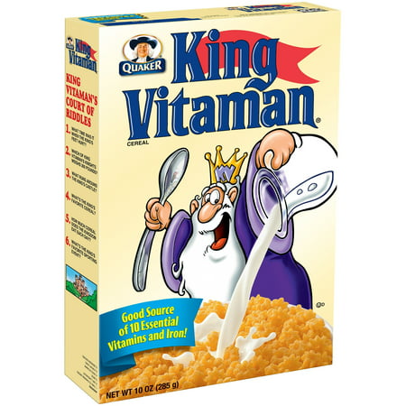 Quaker® King Vitamin® Cereal 10 oz. Box - Walmart.com