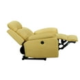 thumbnail image 7 of FC Design Modern Power Recliner Chair With USB Charging Port And Pillow Top Arms in Yellow Finish, 7 of 7