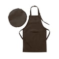 thumbnail image 3 of Alvivi Kids Apron and Chef Hat Set Adjustable Bib Apron with Pocket for Kitchen Cooking Baking Painting wear Coffee L, 3 of 7