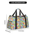 thumbnail image 3 of Balery Colorful Easter eggs Bolsa de Gimnasio para Mujeres, Bolsa de Viaje con Bolsillo Húmedo, Bolsa de Fin de Semana para Mujeres, Bolsa de Viaje Resistente al Agua, 3 of 7