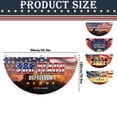 thumbnail image 5 of 250th Anniversary USA Flag,American Fan Flag,17.7"x35.4" Patriotic Flags Banner, Bunting Flag Patriotic Half Fan Banner for Wall,Front Door,Porch,Fence,Outdoor 4th of July Decorations, 5 of 7