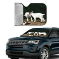 thumbnail image 3 of Kdxio Cute Goat Baby Print Front Windshield Sun Shade,Folding Auto Sunshade for Car Truck SUV-Small, 3 of 7