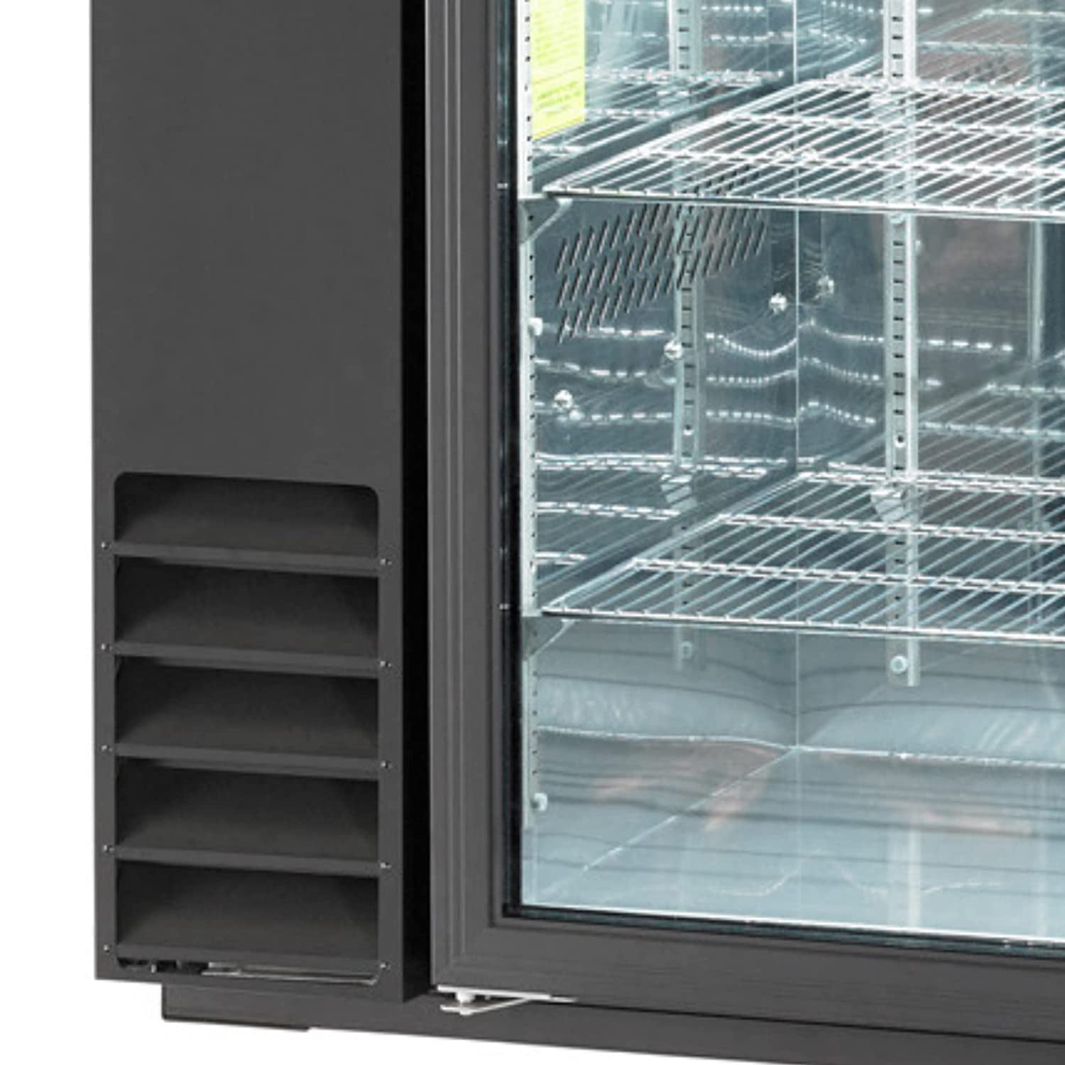Arctic Air ABB72G, Back Bar Refrigerator, Glass Doors, three-section, Interior LED Lighting, NSF Certified