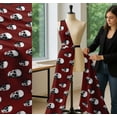thumbnail image 5 of Soimoi Cotton Cambric Fabric Horror Skull Halloween Fabric Prints by Yard 56 Inch Wide, 5 of 7