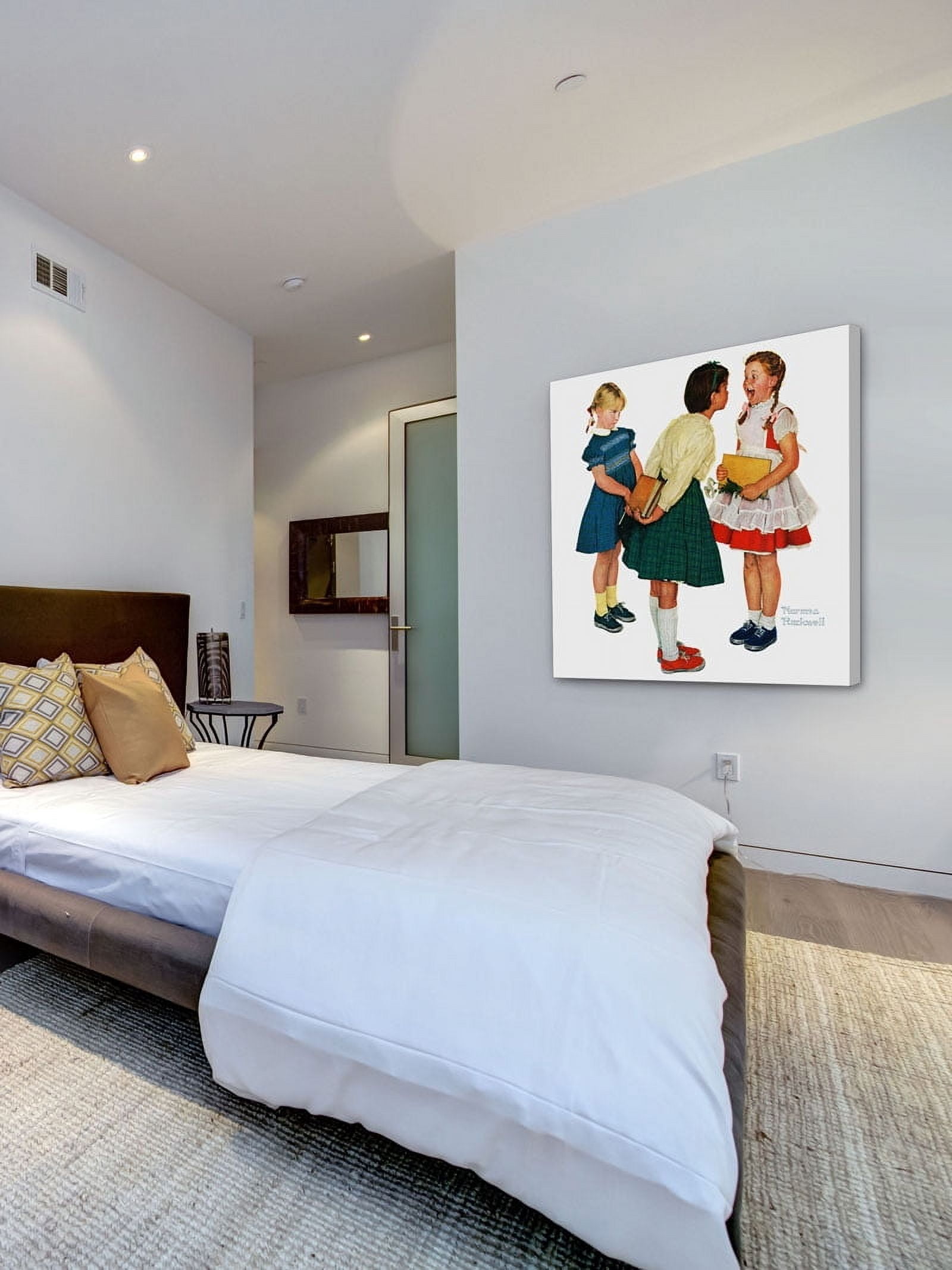 Marmont Hill "Missing Tooth" by Norman Rockwell Painting Print on Canvas