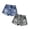 Grey 1PCS & Blue 1PCS, variant on XEGLSBU 2 Pack Girls Short Jeans Washed Distressed Denim Shorts with for Kids Summer Daily Wear Size 7-8 Years