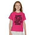 thumbnail image 4 of I Didn't Want to Come Introvert Funny Crewneck T Shirts Boy Girl Teen Brisco Brands X, 4 of 6