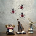 thumbnail image 3 of unbranded 3Ud Adorno De Pared Colgante De Hierro Mariquita Color Para Jardín Y Exterior, 3 of 8