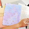 thumbnail image 2 of KAKOWELY Diario de peluche, cuaderno esponjoso, bloc de notas de dibujos animados, cuaderno de concha de peluche, cuaderno de oficina, 2 of 5