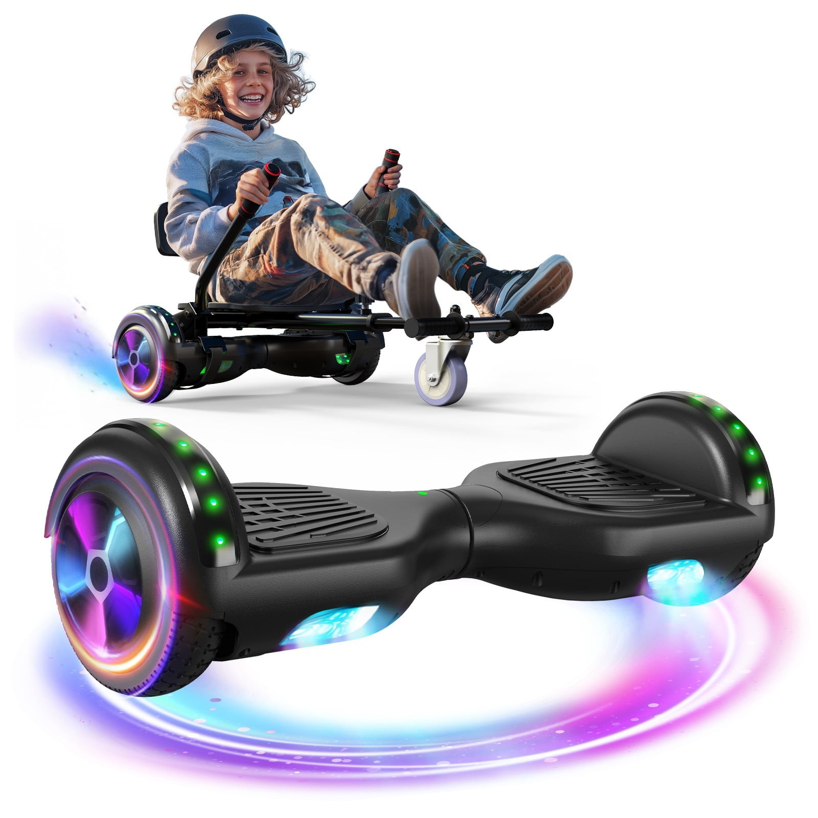 Jetson Magma All-Terrain Hoverboard with Luminous Wheels for Teens
