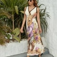 thumbnail image 3 of Easter Bunnies Rabbits Sleeveless Dress Woman Fashion Long Dresses Women's Summer Suit Dress 2025, 3 of 7