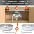 thumbnail image 4 of EVGTTI 2 Pack Roll Top Chafing Dish for Buffet, 6.5QT Round Stainless Steel Chafing Dish Buffet Set with Visible Lid, Fuel Holder for Parties, Events, 4 of 7