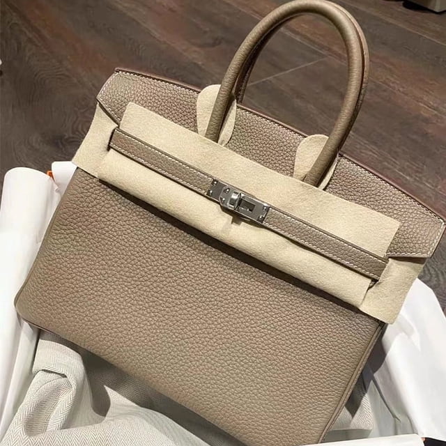 Bolso Birkin de piel de becerro con patrón de ramita, bolso de gran capacidad con hebilla de bloqueo, bolso Kelly, bandolera de un solo hombro, 2025
