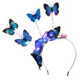 thumbnail image 3 of Châle Ailes de Papillon Costume Coloré avec Bandeau à LED pour Halloween, 3 of 10