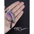 thumbnail image 4 of Folding Reading Glasses With Case Vintage Anti-Blue Light Glasses Men Women Rotation Presbyopia Eyeglasses with Metal Frame, 4 of 9