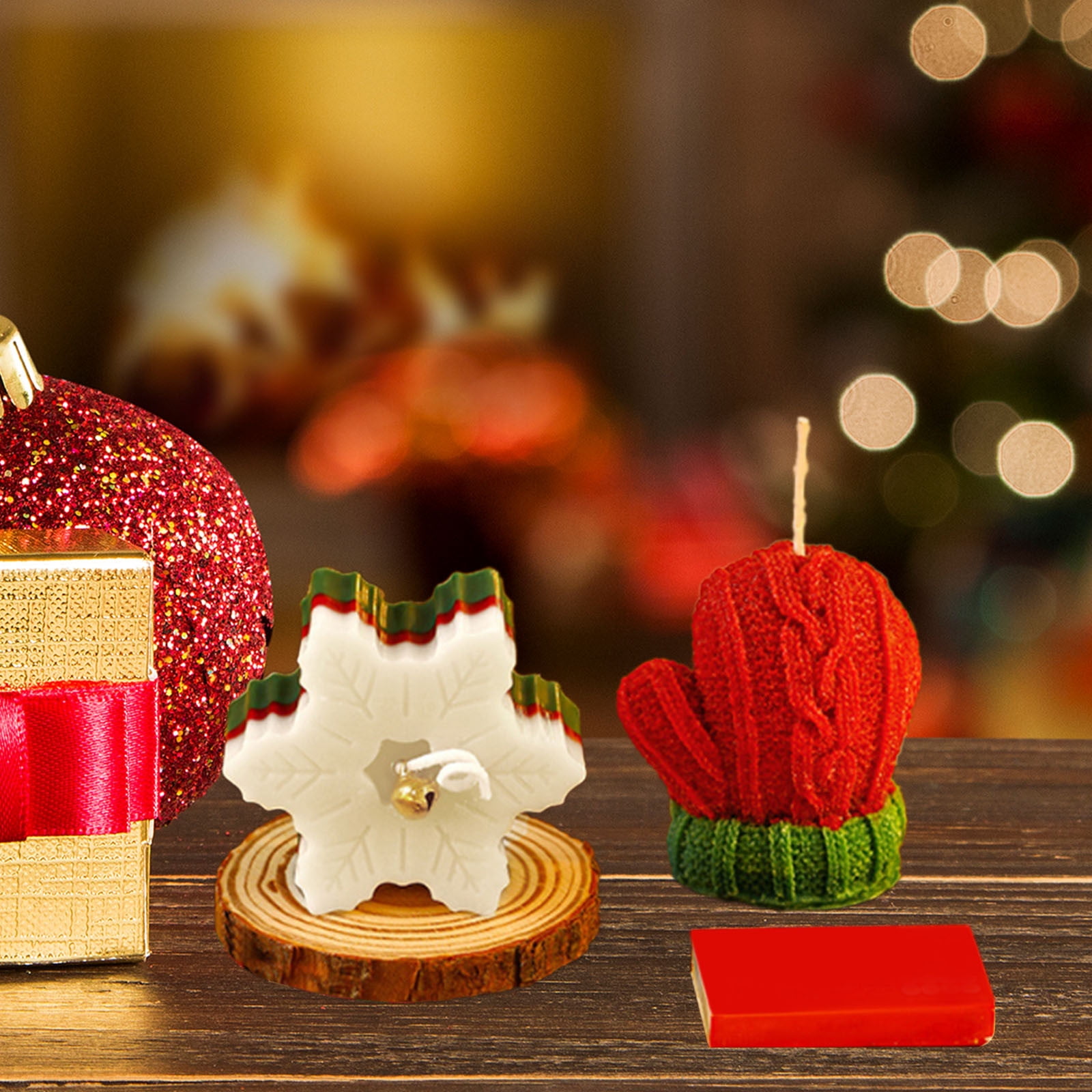 Bougie En Pain D'épice. Bougie. Cadeau Bougie. Bougie En Cire De Pain D' épice. Bonhomme En Pain D'épice. Cadeau De Noël. Père Noël Secret - France