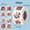 NJT25, variant on 500Pcs Princess Cute Classic Cartoon Stickers, Movie Decals Rolls Self Adhesive Seals for Scrapbooking Cards Envelopes,Birthday Party Decor Supply Reward