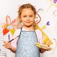 thumbnail image 2 of Math Equations Grid Notes Pattern Kids Aprons for Girls and Boys,Adjustable Neck Strap Toddler Aprons for Kids Cooking Baking, 2 of 6