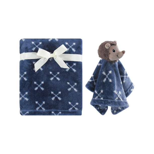 Hudson Baby Plush Blanket And Security Blanket Set Hedgehog Walmart Com Walmart Com