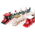 thumbnail image 4 of Tren De Navidad Pintado De Madera Decoración Para El Hogar Xmas Tree Decor Krismas Ornamento Regalo 2022 Decoraciones, 4 of 4