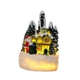 thumbnail image 2 of yotijay Christmas Figurine Village House Statue Collection Crafts Artwork Decoration for Green House, 2 of 9