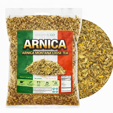 ARNICA FLOWER TEA | TE FLOR DE ARNICA Non GMO, Imported from Mexico, Mexican Herbal Tea Handcrafted by Nature (8oz)