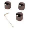 thumbnail image 1 of 3PCS Guitar Dual Stacked Control Knobs Metal Guitar Knobs Replacement Volume Tone Control Knobs For Electric Guitar Bass, 1 of 8