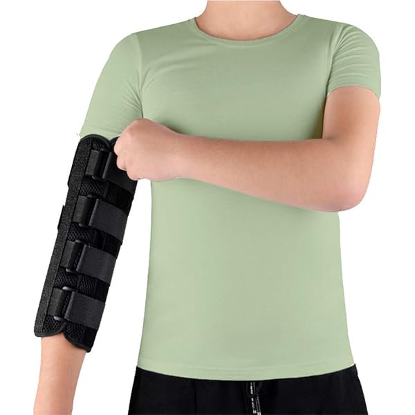 wonima44 Mybow Elbow Brace, Cubital Tunnel Night Splint, Arm Immobilizer for Ulnar Nerve Entrapment, Golf Tennis Pain Relief, Adjustable Elbow Stabilizer, Nightime Support Splint for Men Women (Large)