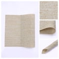 thumbnail image 5 of Placemats 6 Pack Rectangle Plastic Placemats for Table Decor Washable Heat Resistant Table Placemats Wipeable Table Mat Beige Gold 17.7x11.8inch, 5 of 6