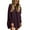 Purple, variant on Bibifish Womens Tshirts Casual Solid Color O-Neck Long Sleeve Tees Loose Fit Basic Classic Stretchy Breathable Longline Pullover Tops