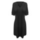 thumbnail image 3 of Vestidos Elegantes Para Mujer Vestido Informal Holgado de Verano Con Cuello En V y Manga Corta Con Cintura Plisada Para Mujer, 3 of 3