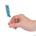 thumbnail image 3 of Blue Mini Twisty Lollipops, 24 Individually Wrapped Suckers - Wedding, Birthday and Party Candy - 2 inch Size, 3 of 6