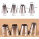 thumbnail image 2 of 4 piezas extra grande Douille Inox, Grand Douilles Ptisserie, Rond Et Carr, 2 of 5