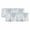 Light Blue Turquoise, variant on 2 Panels Navy Blue Teal Coastal Valance for Windows, Summer Beach Coral Shell Ocean Light Filtering Kitchen Curtains, Rod Pocket Window Treatment Curtain Valances for Living Room Bedroom, 42"x12"