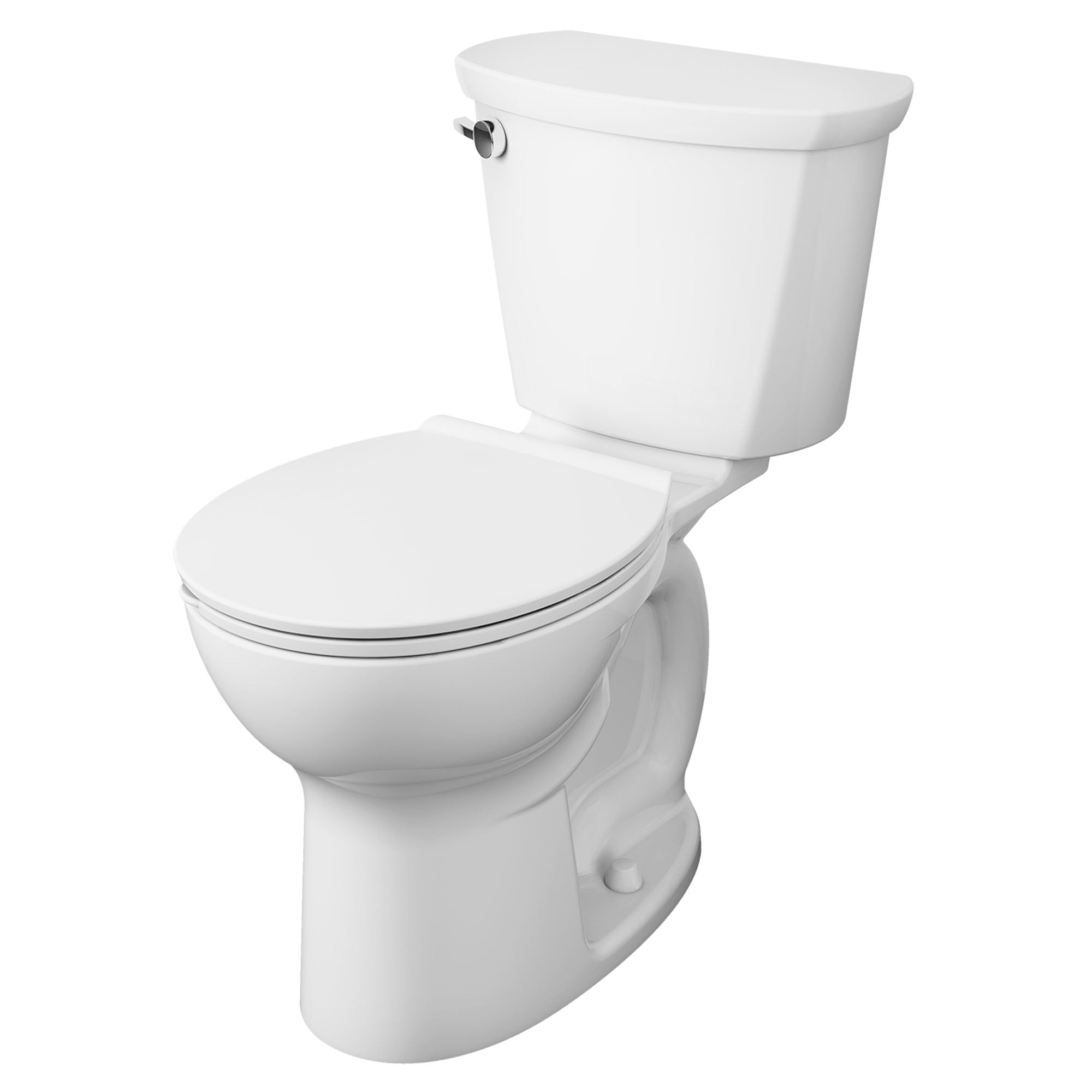American Standard Cadet® Pro 2-Piece 1.6 GPF Porcelain Enamel Round Front Toilet, No Seat