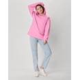 thumbnail image 6 of Hanes EcoSmart Women's Fleece Hoodie Spirited Pink S, 6 of 7