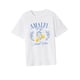 thumbnail image 5 of Camiseta de mujer de verano clásica con cuello redondo para desplazarse en la playa, caminar en la oficina, 5 of 7