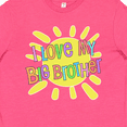 thumbnail image 4 of Inktastic I Love my Big Brother- sun and rainbow letters Youth T-Shirt, 4 of 5