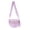 Purple, variant on Women's Nylon Crossbody Bum Bag Adjustable Wide Strap Multi-Pocket Lightweight Water Resistant Solid Color for Daily Travel Errands