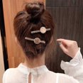 thumbnail image 2 of HSHDLDF Pinces à Cheveux en Cristal Brillantes, Whitebridge 5 Pcs Pinces Crocodile en Strass pour Femmes Filles, 2 of 7
