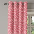 thumbnail image 2 of Ambesonne Country Home Grommet Curtain, Daisies Composition, 50" x 96", Teal Pink White, 2 of 6