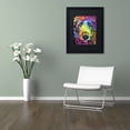 thumbnail image 3 of Trademark Fine Art "Irish Wolfhound" Canvas Art by Dean Russo, Black Matte, Black Frame, 3 of 4